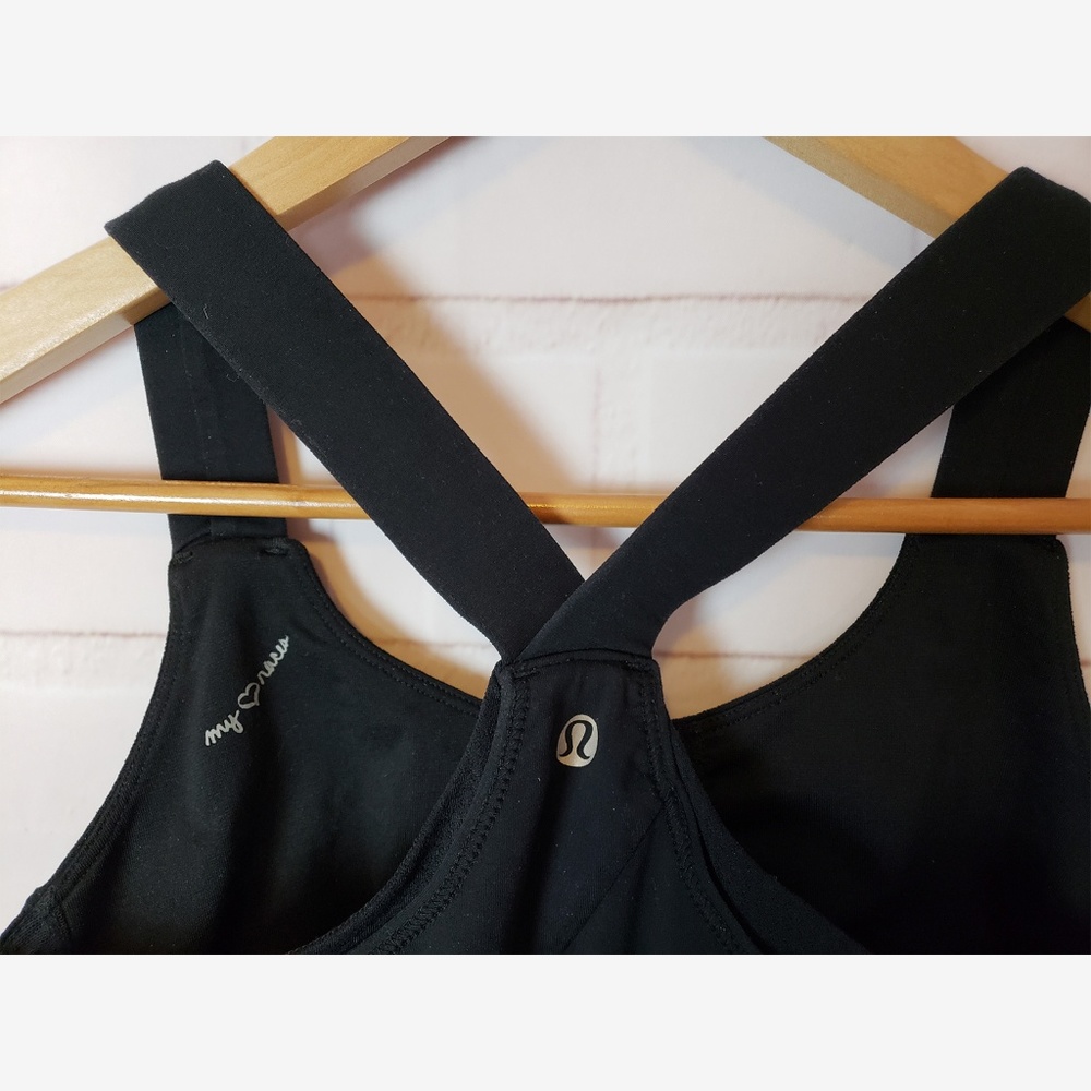 Lululemon My Heart Races Racerback Tank Top Size 6 - Picture 5 of 6